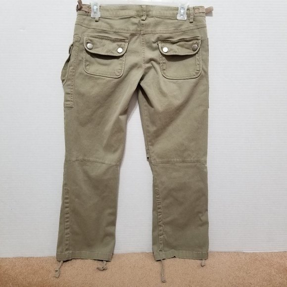 Zinc pants 1 cargo utility pockets steampunk Kim Possible Y2K 90's steampunk - Picture 2 of 15